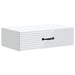 Vegghengt Sidebord Hvit 59 x 34,5 x 17 cm Konstruert tre