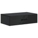 Vegghengt Sidebord Svart 59 x 34,5 x 17 cm Konstruert tre