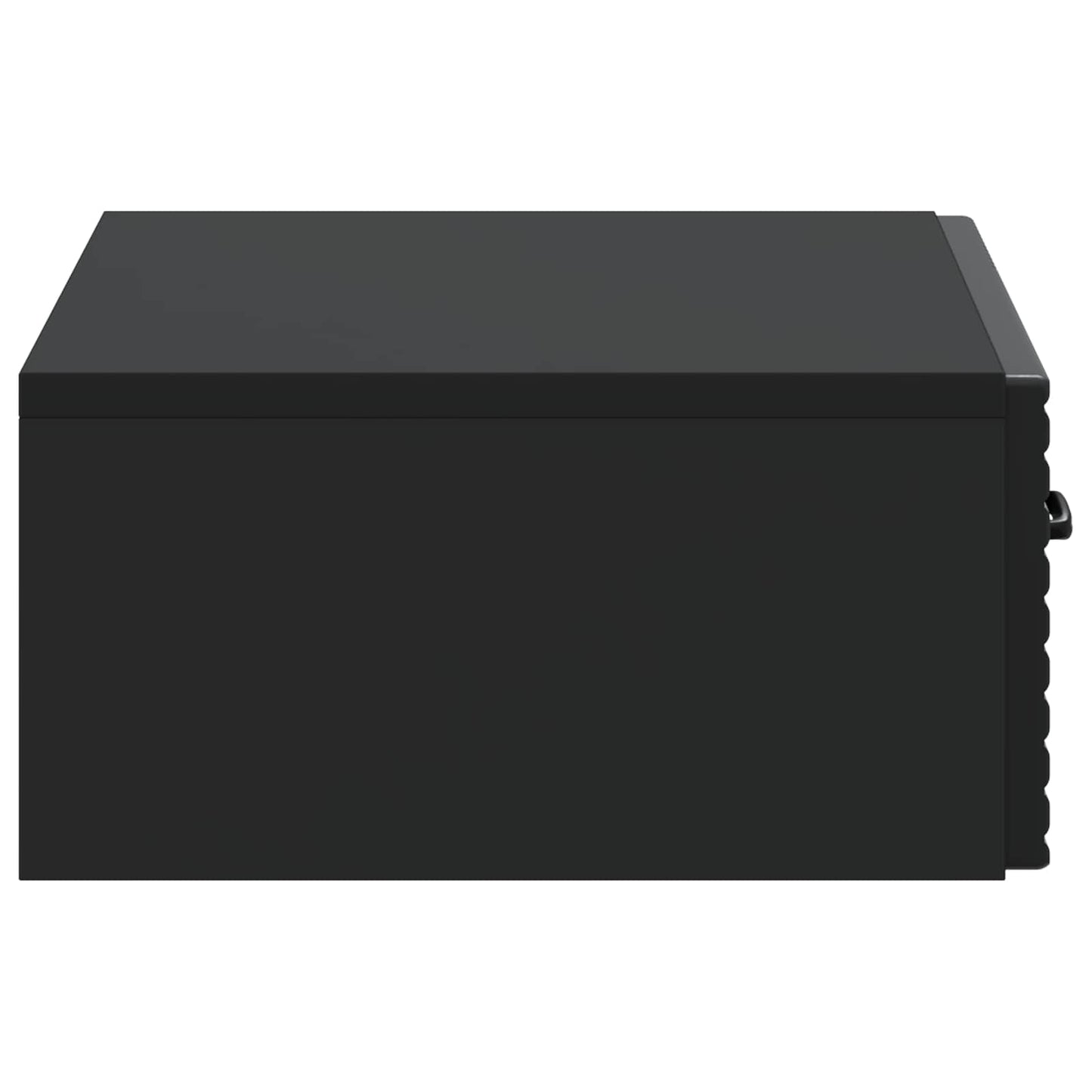 Vegghengt Sidebord Svart 59 x 34,5 x 17 cm Konstruert tre