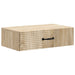 Vegghengt Sidebord Sonoma eik 59 x 34,5 x 17 cm Konstruert tre