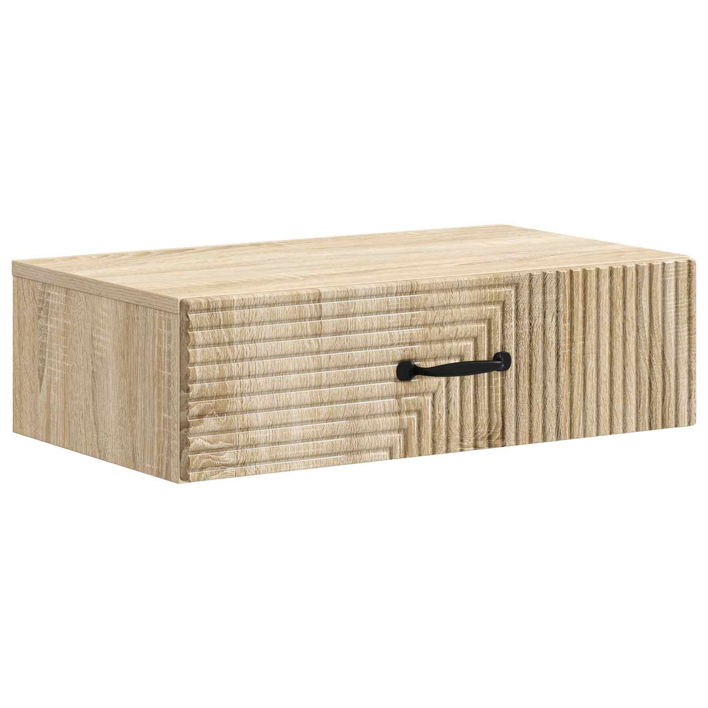 Vegghengt Sidebord Sonoma eik 59 x 34,5 x 17 cm Konstruert tre