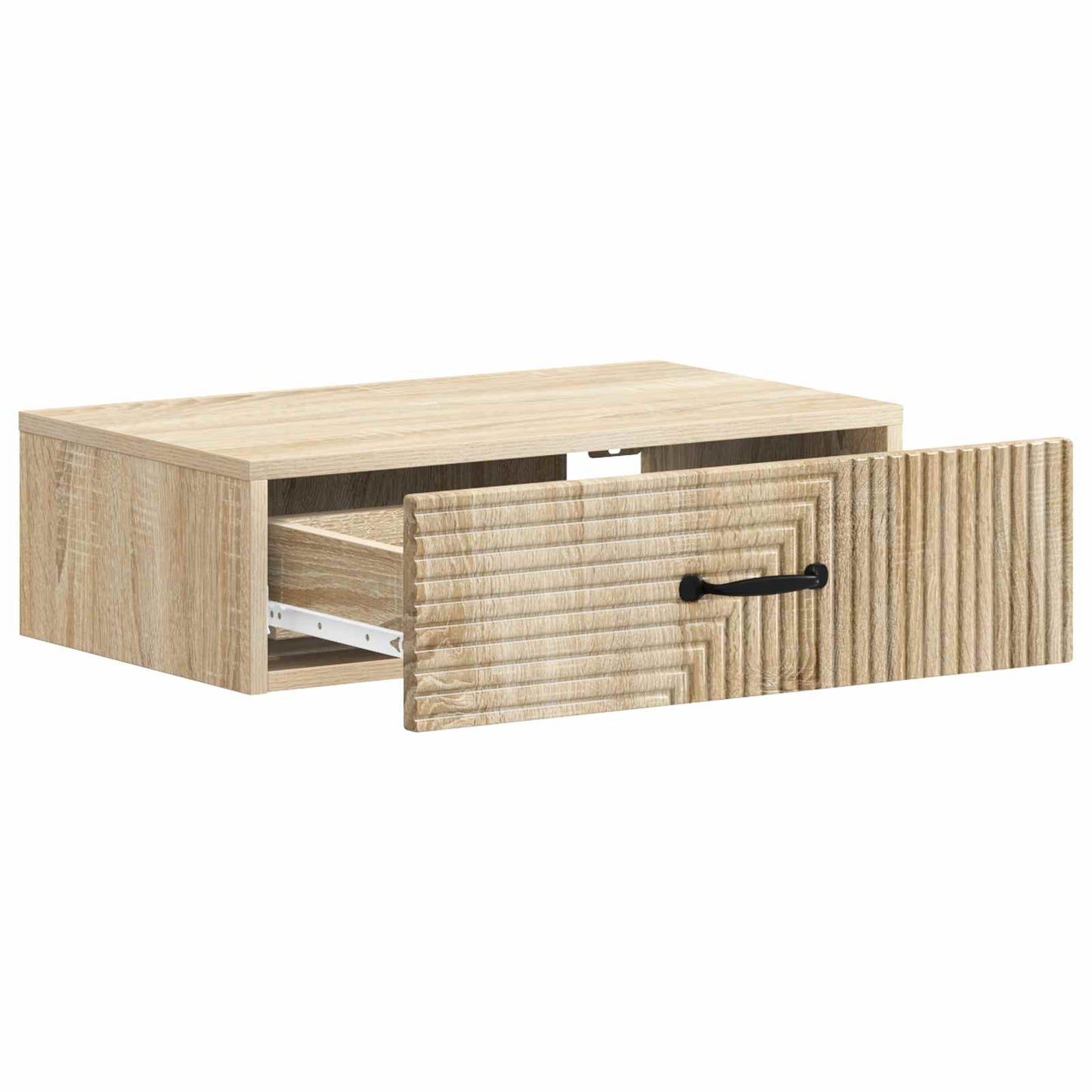 Vegghengt Sidebord Sonoma eik 59 x 34,5 x 17 cm Konstruert tre