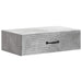 Vegghengt Sidebord Betonggrå 59 x 34,5 x 17 cm Konstruert tre