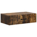 Vegghengt Sidebord Røkt Eik 59 x 34,5 x 17 cm Konstruert tre
