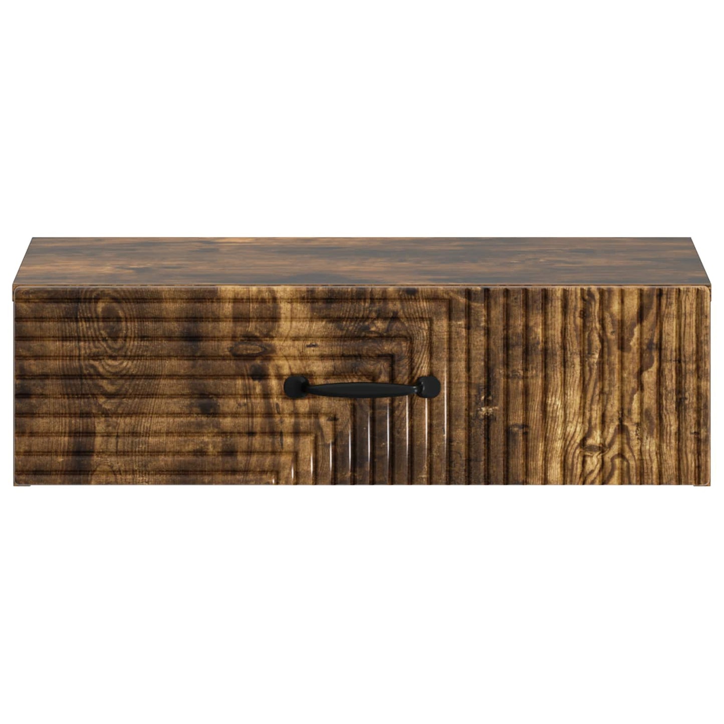 Vegghengt Sidebord Røkt Eik 59 x 34,5 x 17 cm Konstruert tre