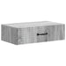 Vegghengt Sidebord Grå sonoma 59 x 34,5 x 17 cm Konstruert tre