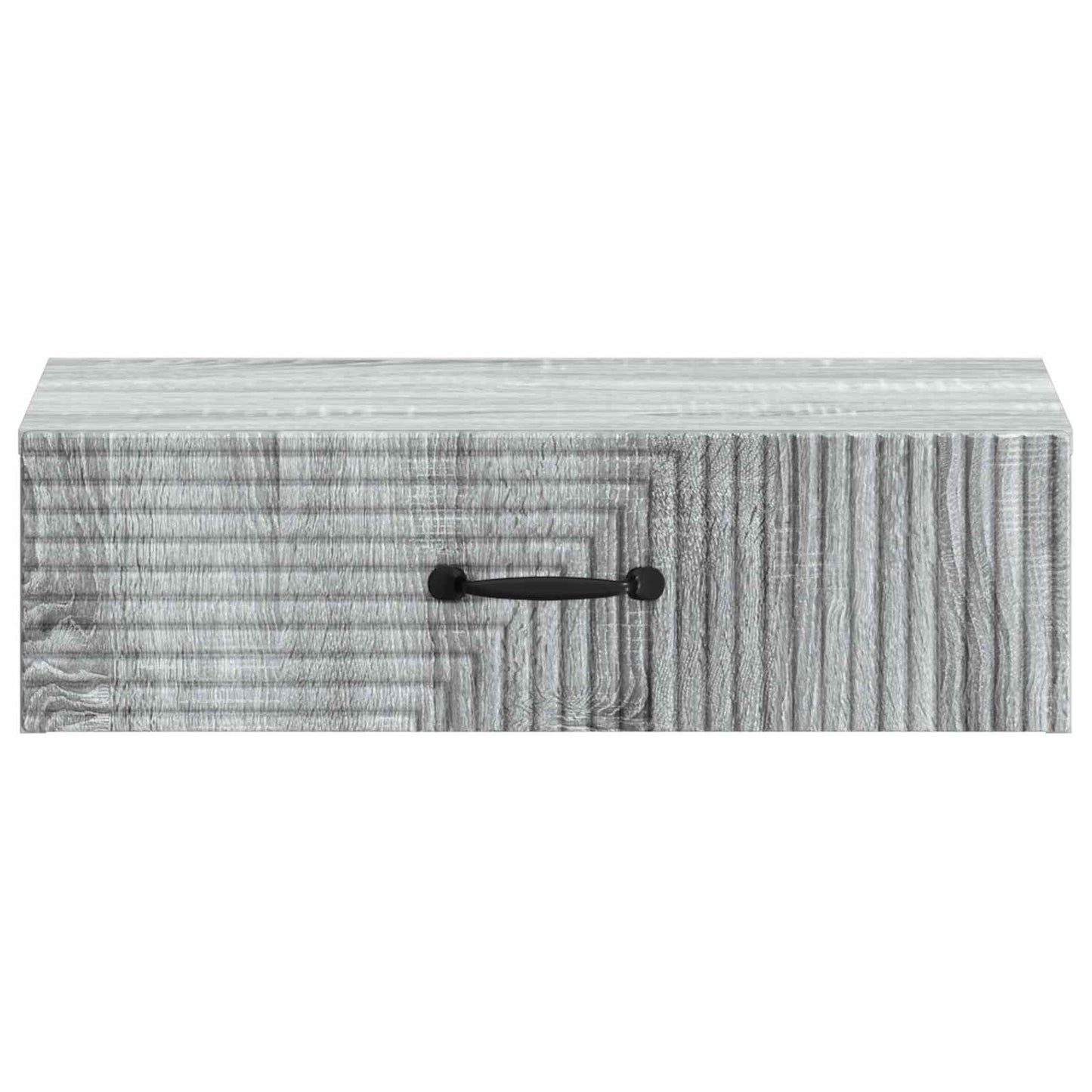 Vegghengt Sidebord Grå sonoma 59 x 34,5 x 17 cm Konstruert tre