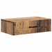 Vegghengt Sidebord Gammelt tre 59 x 34,5 x 17 cm Konstruert tre