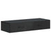 Vegghengt Sidebord Svart 87,5 x 34,5 x 17 cm Konstruert tre