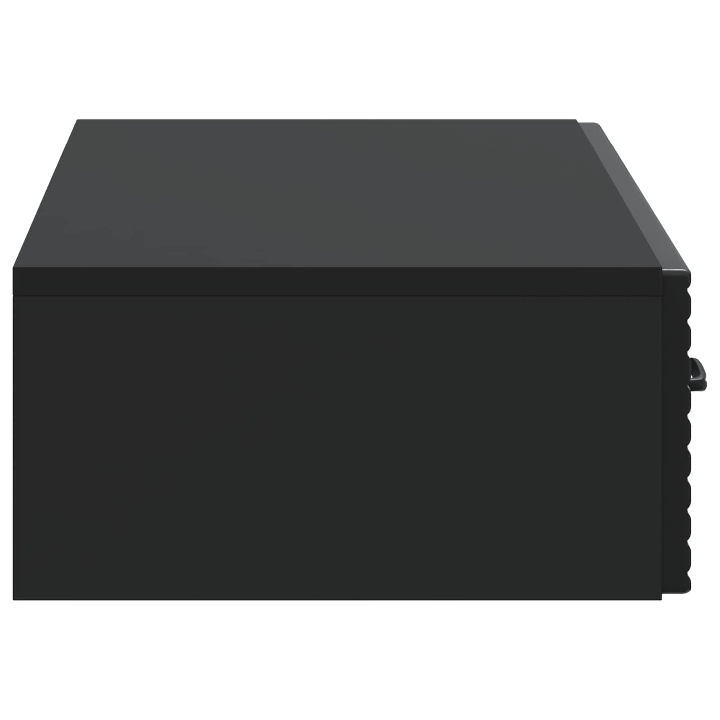 Vegghengt Sidebord Svart 87,5 x 34,5 x 17 cm Konstruert tre