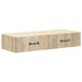 Vegghengt Sidebord Sonoma eik 87,5 x 34,5 x 17 cm