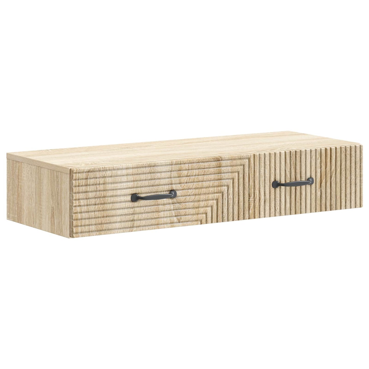 Vegghengt Sidebord Sonoma eik 87,5 x 34,5 x 17 cm