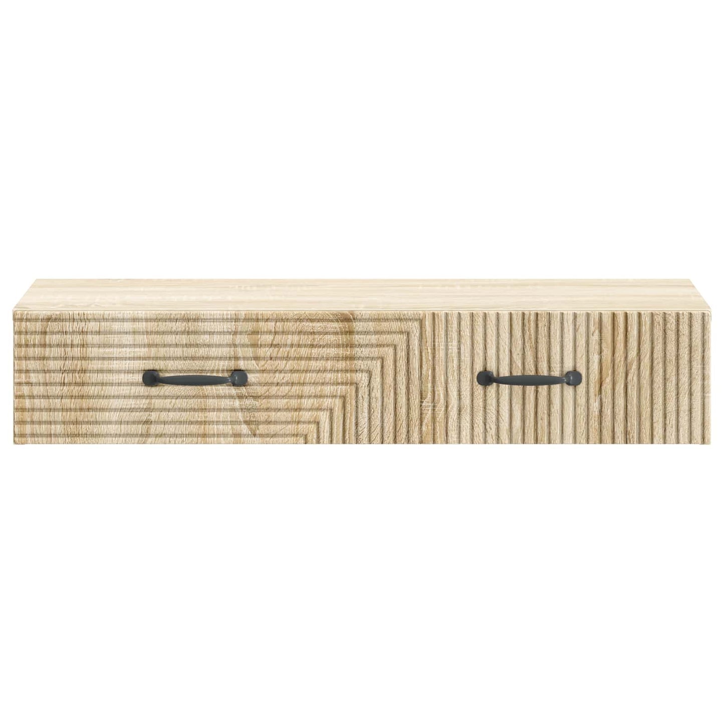 Vegghengt Sidebord Sonoma eik 87,5 x 34,5 x 17 cm