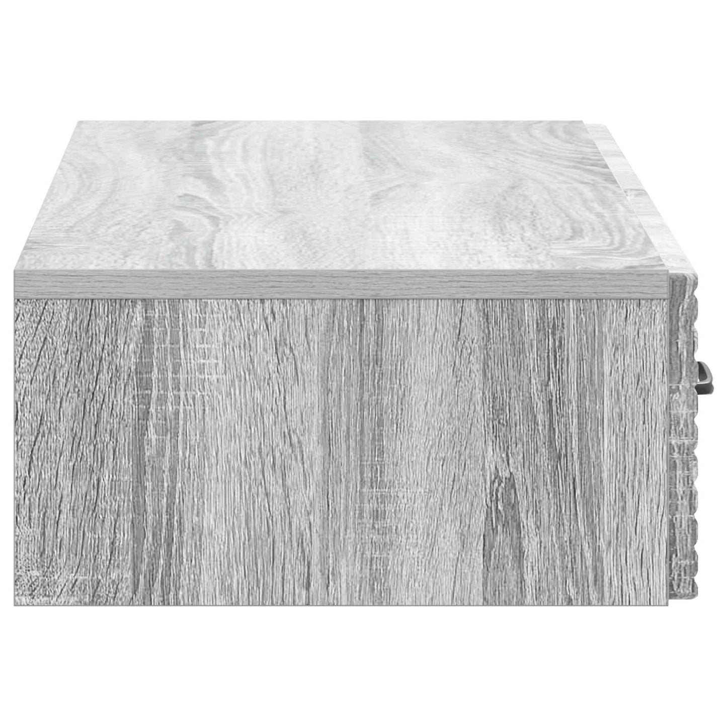 Vegghengt Sidebord Grå sonoma 87,5 x 34,5 x 17 cm