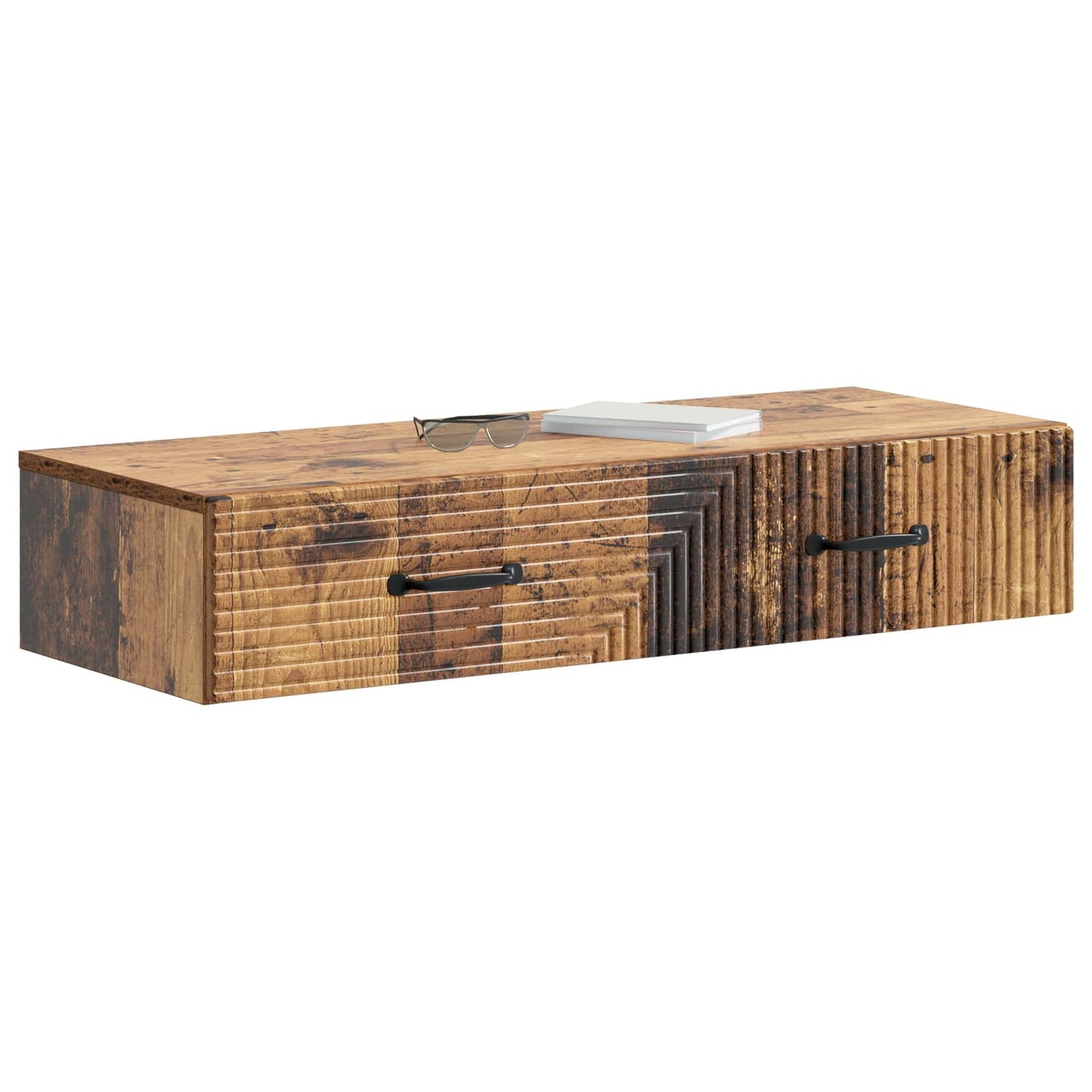Vegghengt Sidebord Gammelt tre 87,5 x 34,5 x 17 cm
