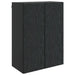 Vegghengt skap Svart 66 x 34,5 x 90 cm Konstruert tre