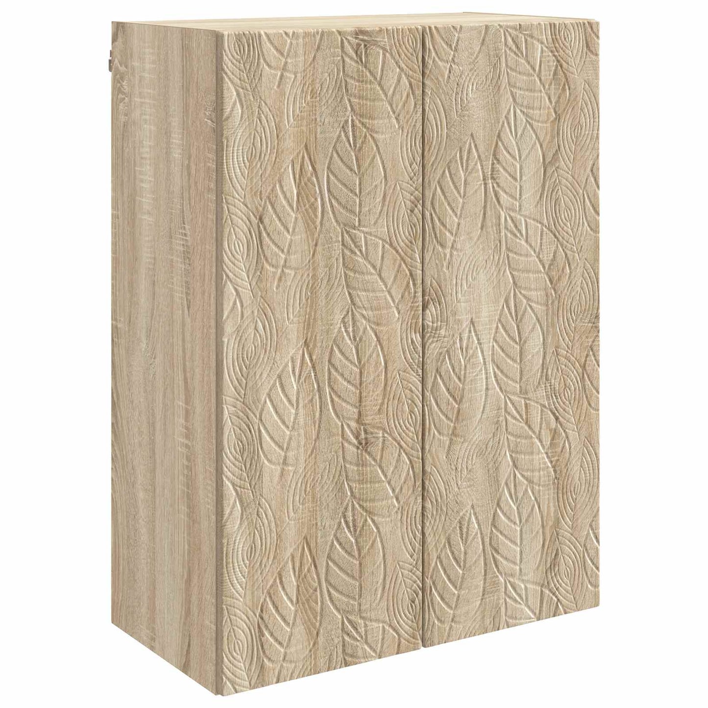 Vegghengt skap Sonoma eik 66 x 34,5 x 90 cm Konstruert tre