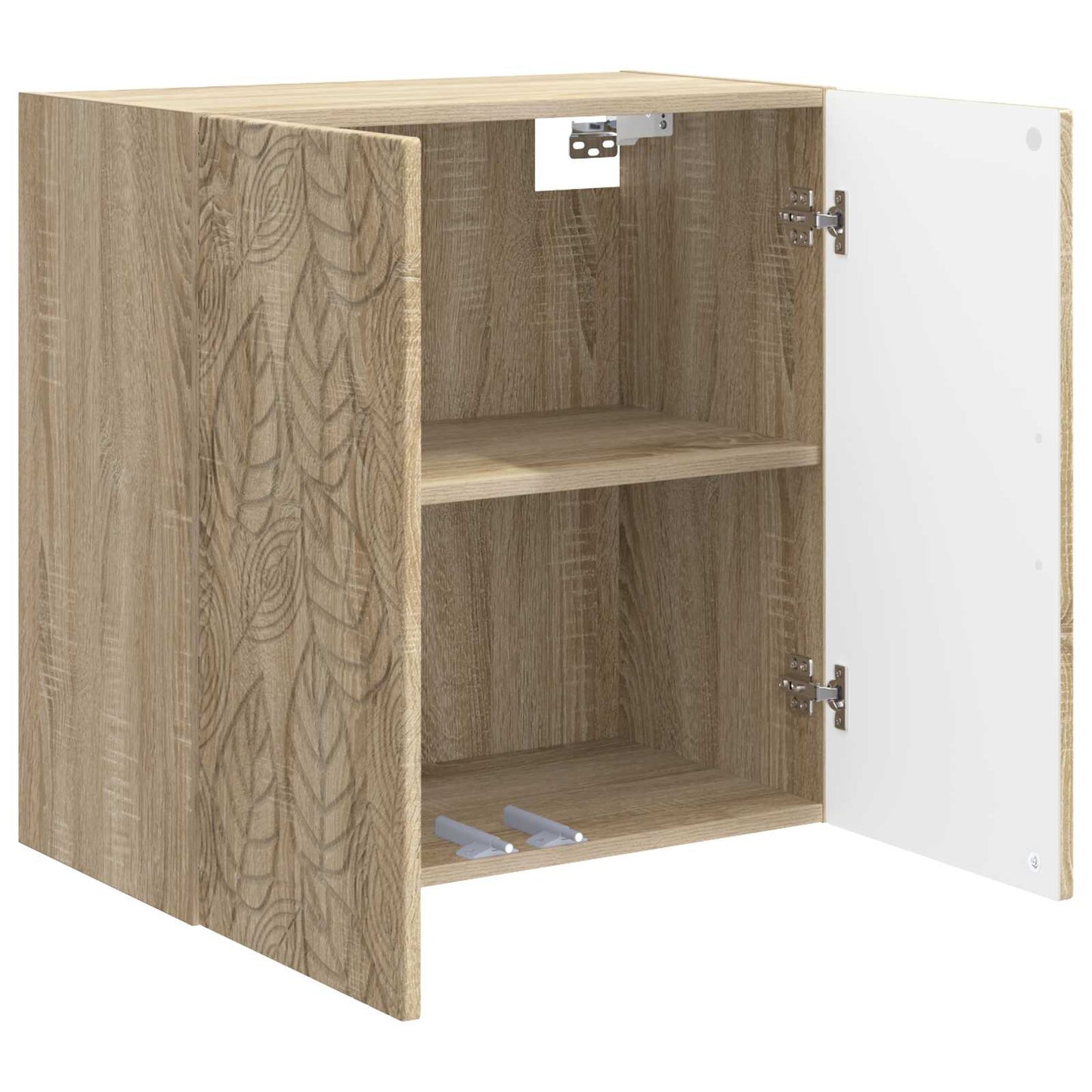 Vegghengt skap Sonoma eik 59 x 31 x 60 cm Konstruert tre