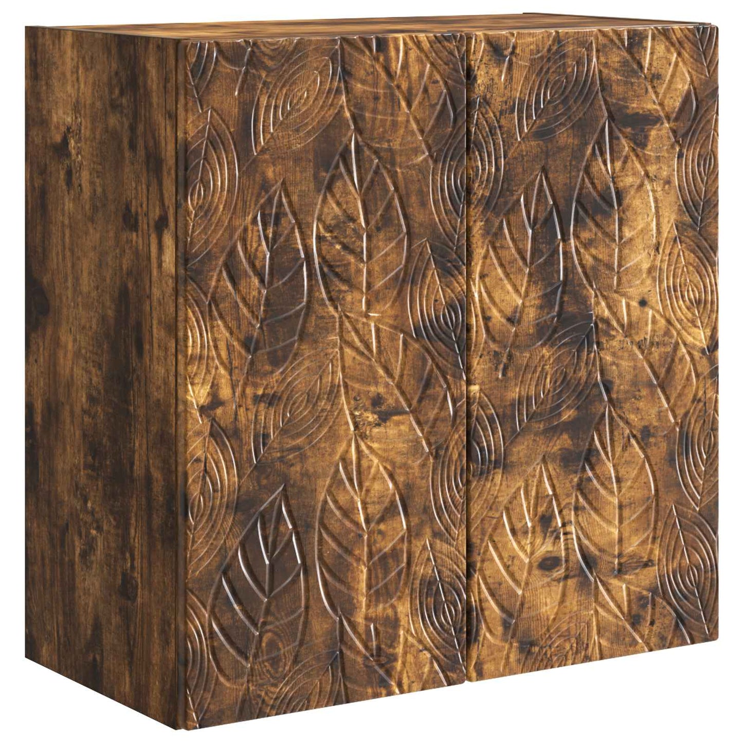Vegghengt skap Røkt Eik 59 x 31 x 60 cm Konstruert tre
