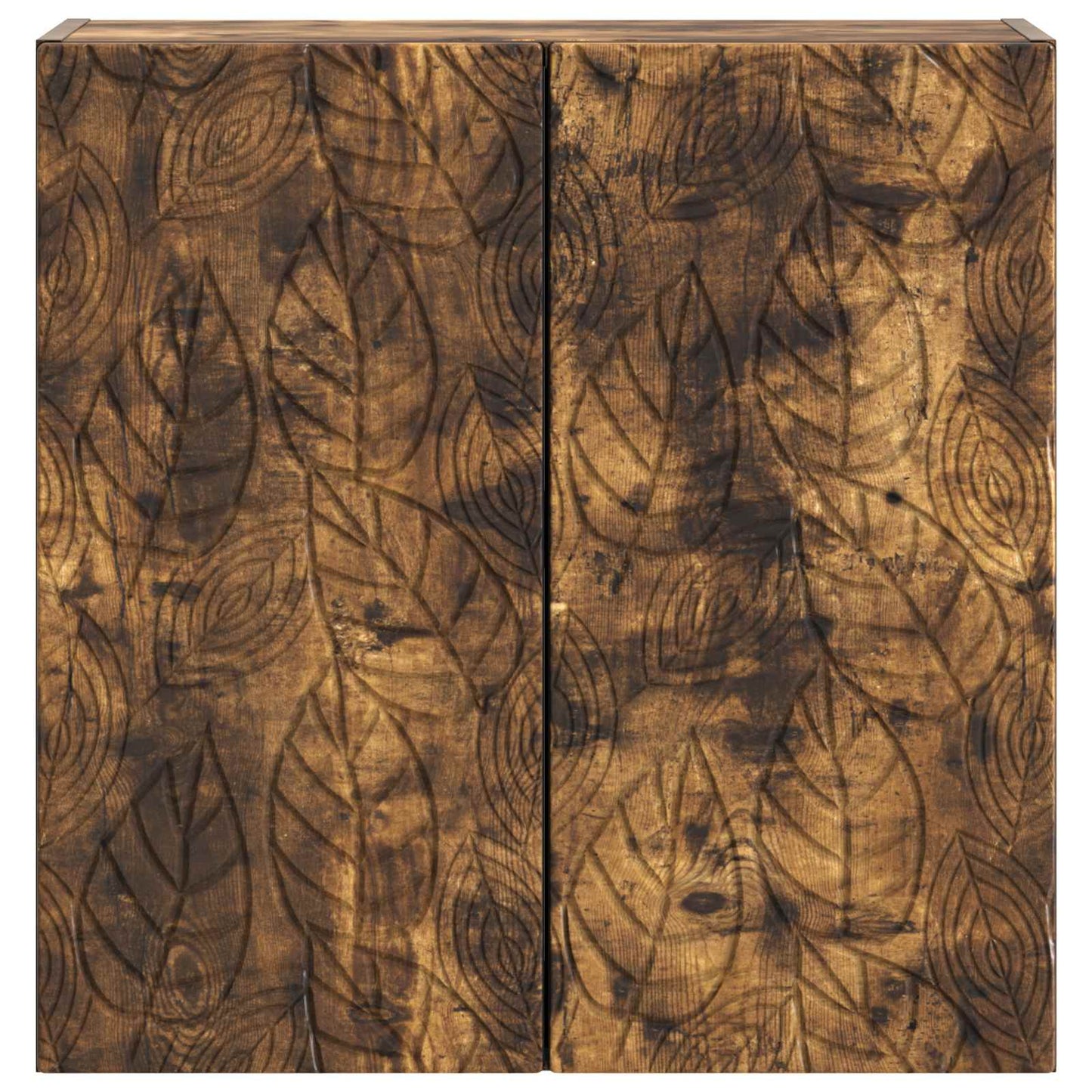 Vegghengt skap Røkt Eik 59 x 31 x 60 cm Konstruert tre
