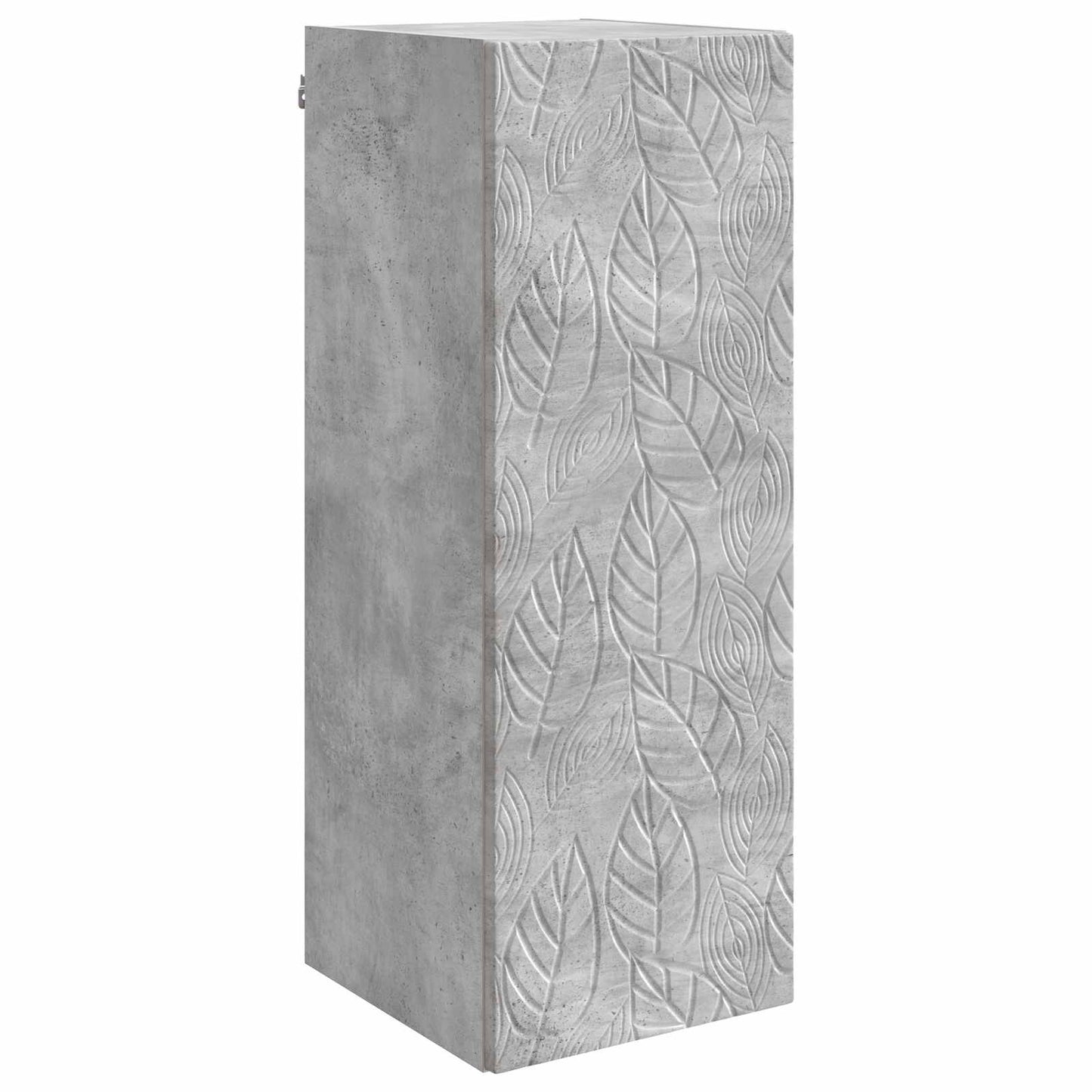 Vegghengt skap Betonggrå 33 x 34,5 x 90 cm Konstruert tre