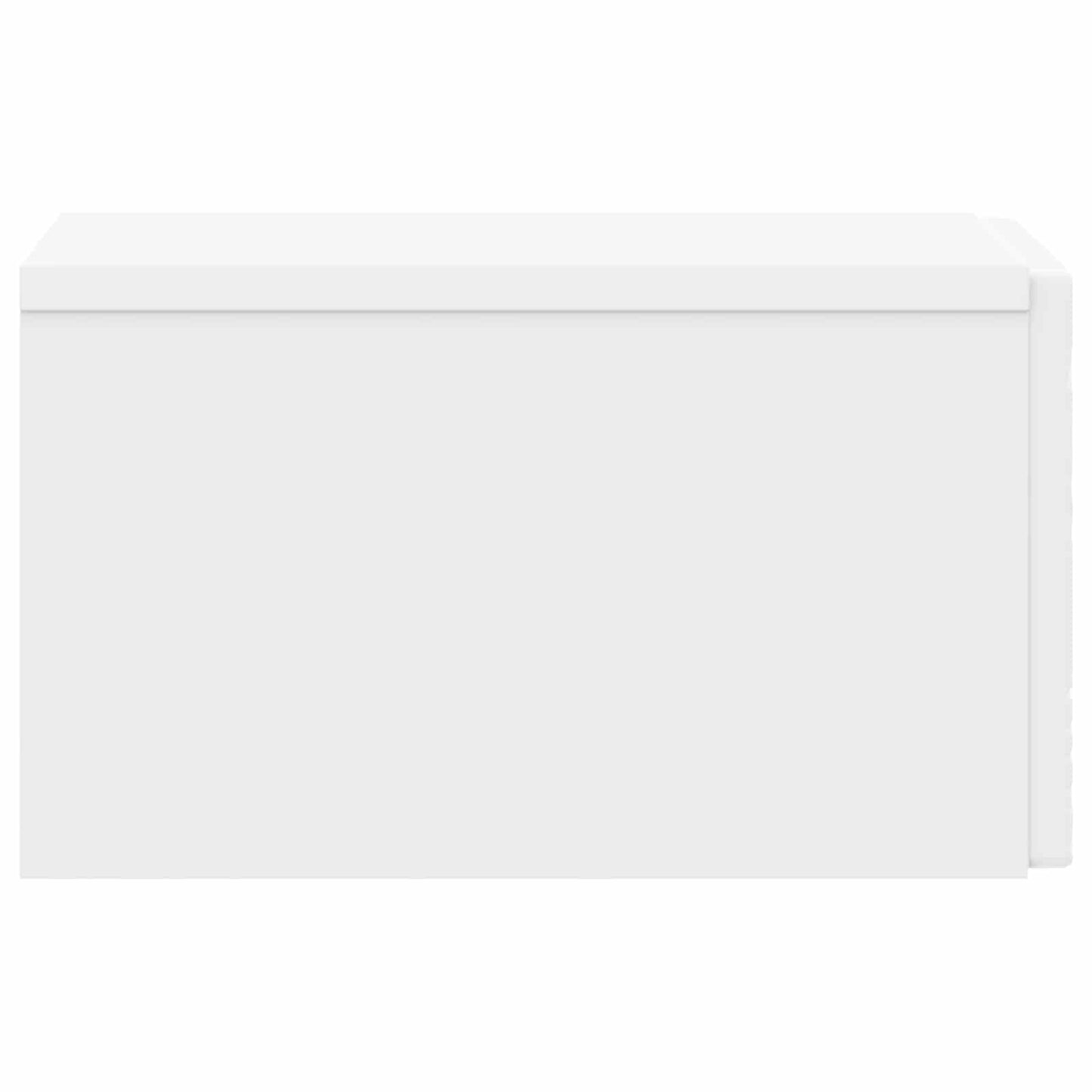 Vegghengt Sidebord Hvit 34,5 x 33 x 20 cm Konstruert tre