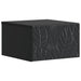 Vegghengt Sidebord Svart 34,5 x 33 x 20 cm Konstruert tre