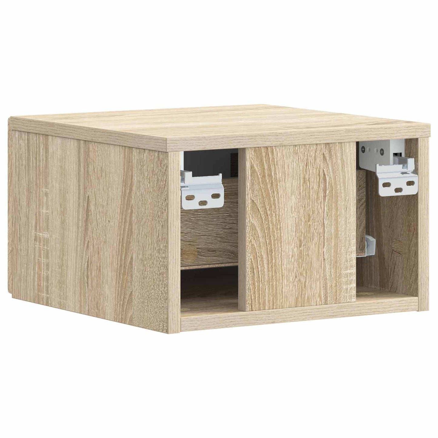 Vegghengt Sidebord Sonoma eik 34,5 x 33 x 20 cm Konstruert tre