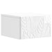 Vegghengt Sidebord Høgglans hvit 34,5 x 33 x 20 cm