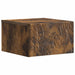 Vegghengt Sidebord Røkt Eik 34,5 x 33 x 20 cm Konstruert tre