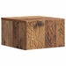 Vegghengt Sidebord Gammelt tre 34,5 x 33 x 20 cm Konstruert tre