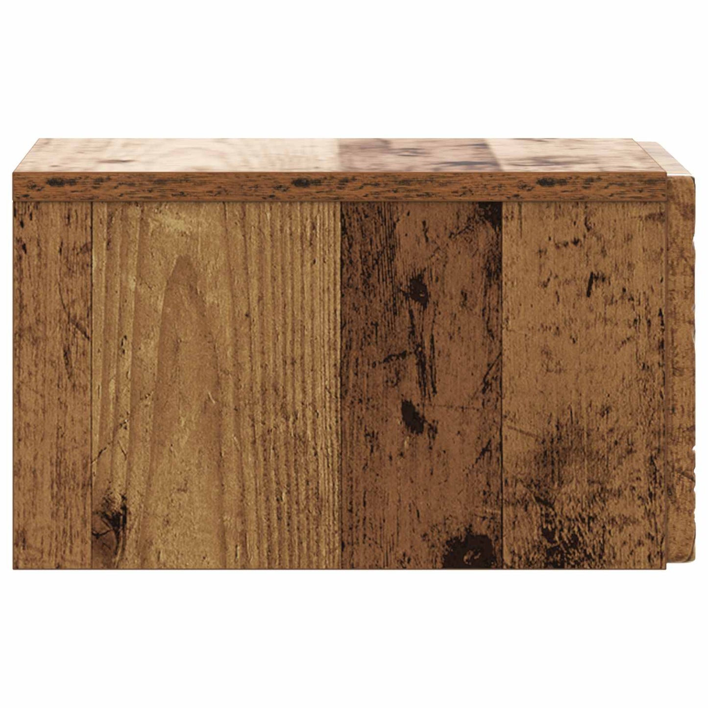Vegghengt Sidebord 2 pcs Gammelt tre 34,5 x 33 x 20 cm