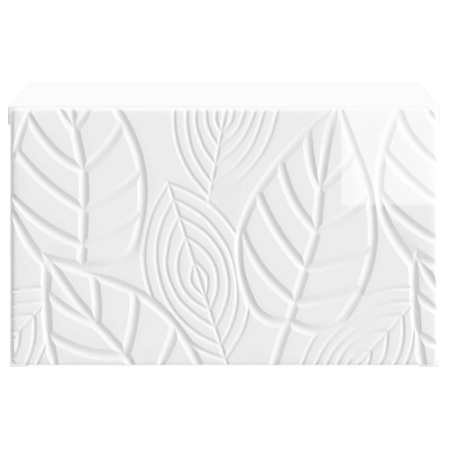 Vegghengt Nattbord 2 pcs Høgglans hvit 49 x 34,5 x 20 cm