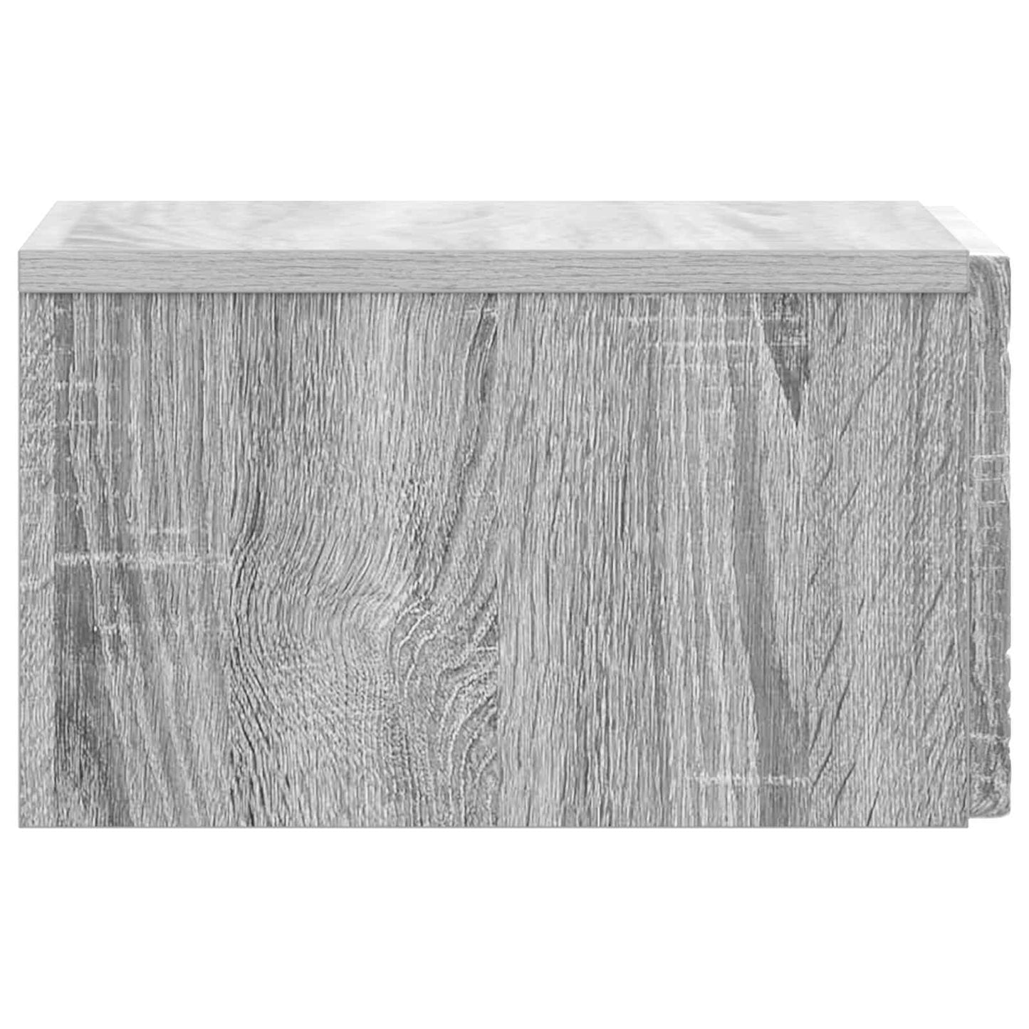Vegghengt Nattbord 2 pcs Grå Sonoma 49 x 34,5 x 20 cm