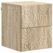 Vegghengt Nattbord Sonoma eik 34,5 x 33 x 40 cm Konstruert tre