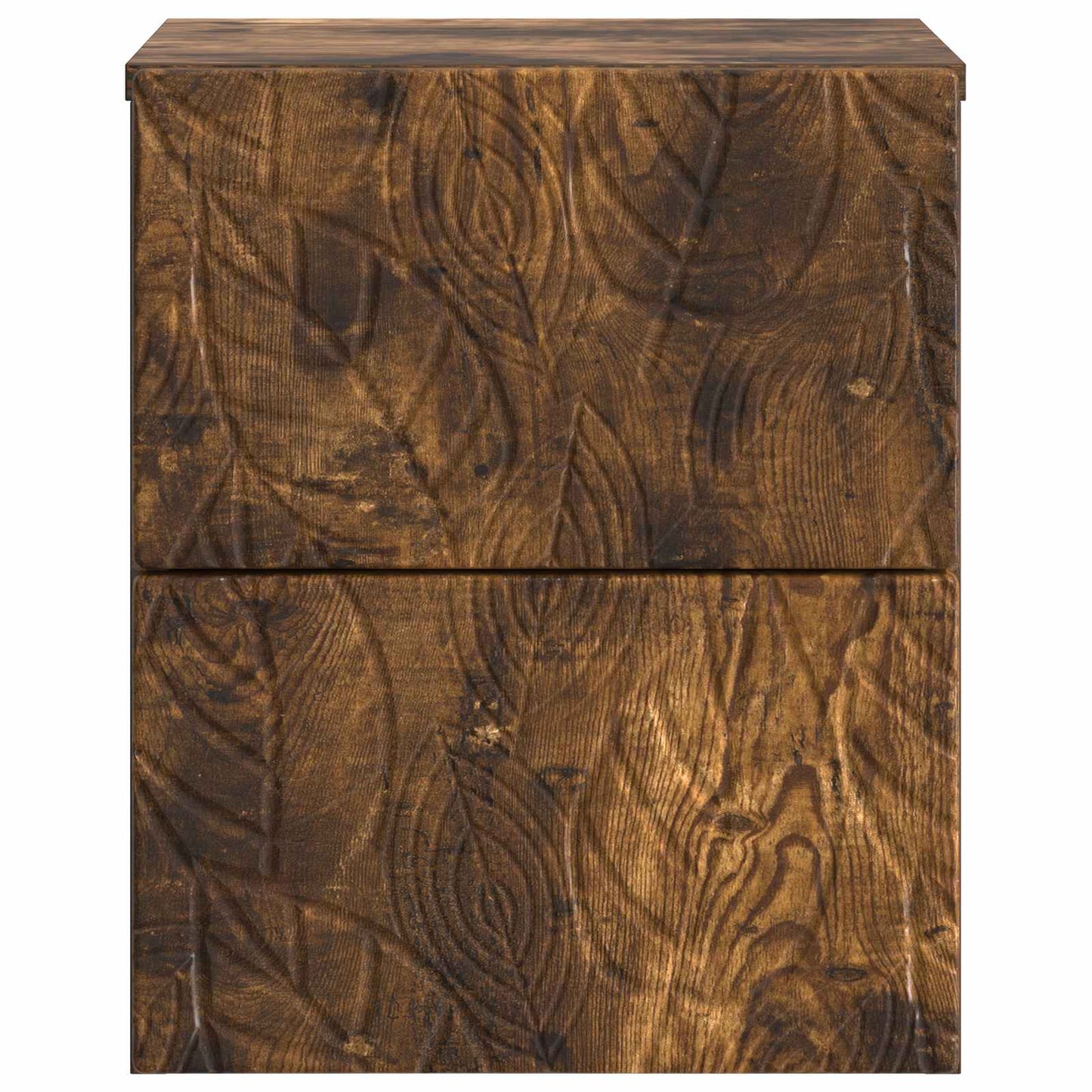 Vegghengt Nattbord 2 pcs Røkt Eik 34,5 x 33 x 40 cm