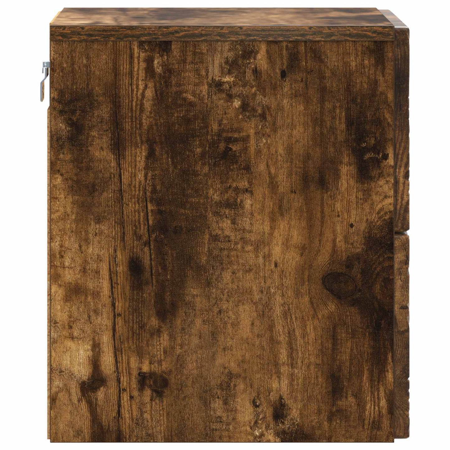 Vegghengt Nattbord 2 pcs Røkt Eik 34,5 x 33 x 40 cm
