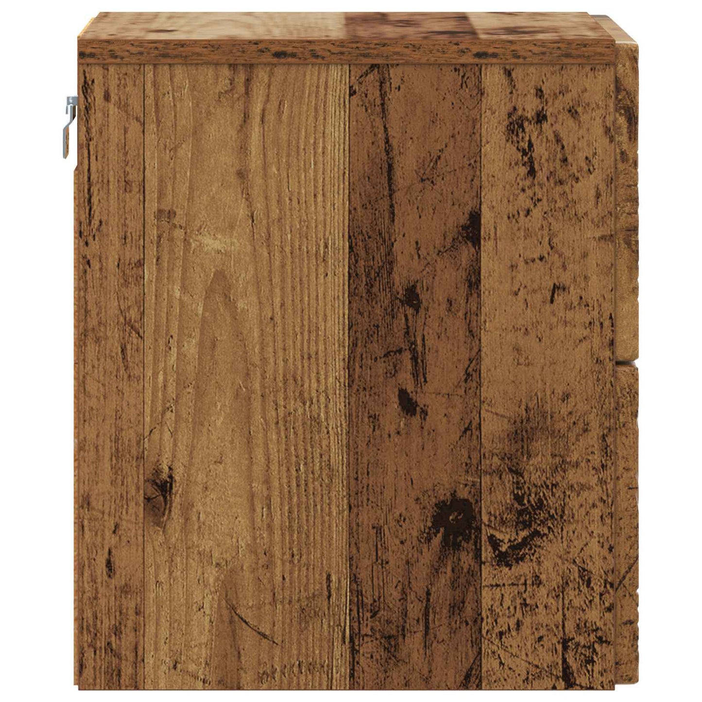 Vegghengt Nattbord Gammelt tre 34,5 x 33 x 40 cm Konstruert tre