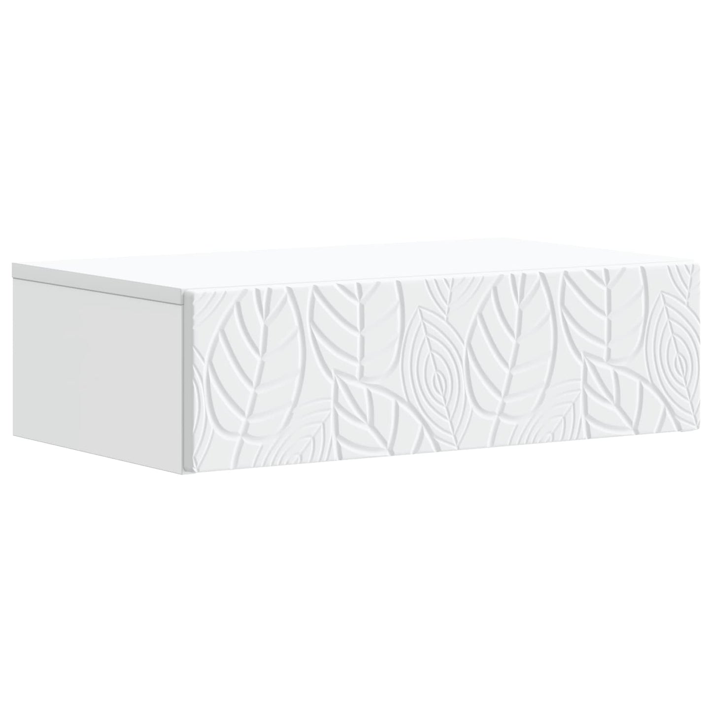 Vegghengt Sidebord Hvit 59 x 34,5 x 17 cm Konstruert tre