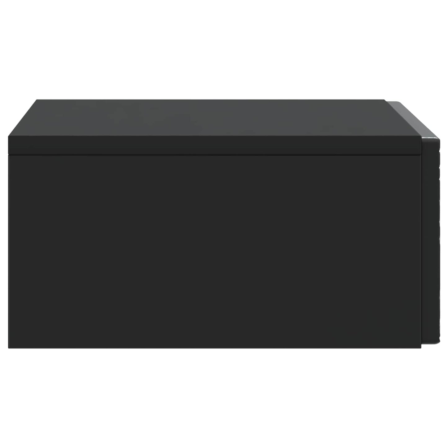 Vegghengt Sidebord Svart 59 x 34,5 x 17 cm Konstruert tre
