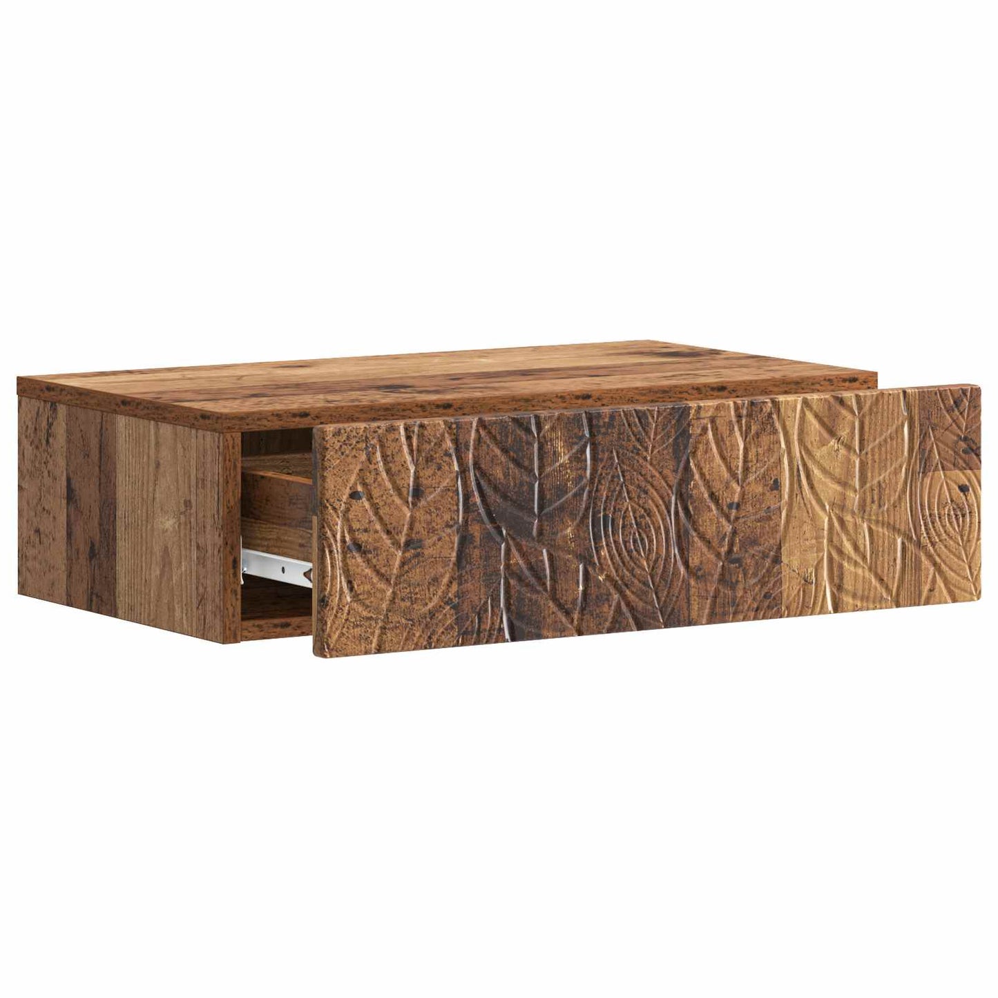 Vegghengt Sidebord Gammelt tre 59 x 34,5 x 17 cm Konstruert tre
