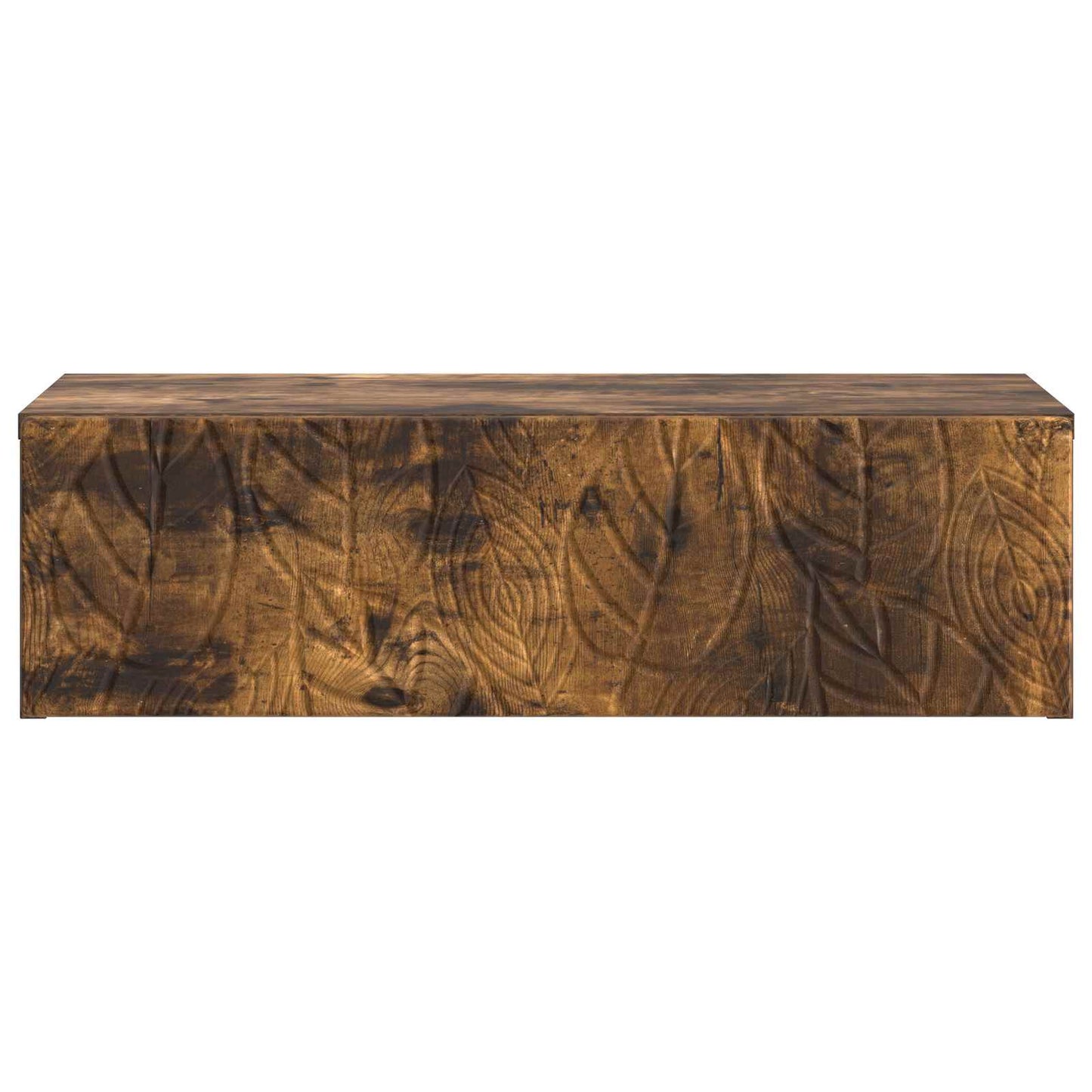 Vegghengt Sidebord Røkt Eik 87,5 x 34,5 x 17 cm Konstruert tre