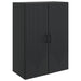 Vegghengt skap Svart 66 x 34,5 x 90 cm Konstruert tre