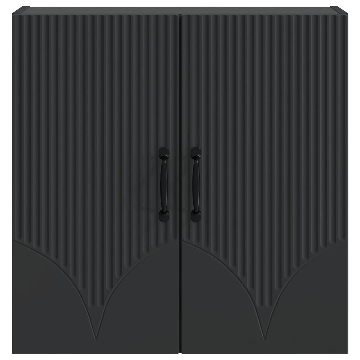 Vegghengt skap Svart 59 x 31 x 60 cm Konstruert tre
