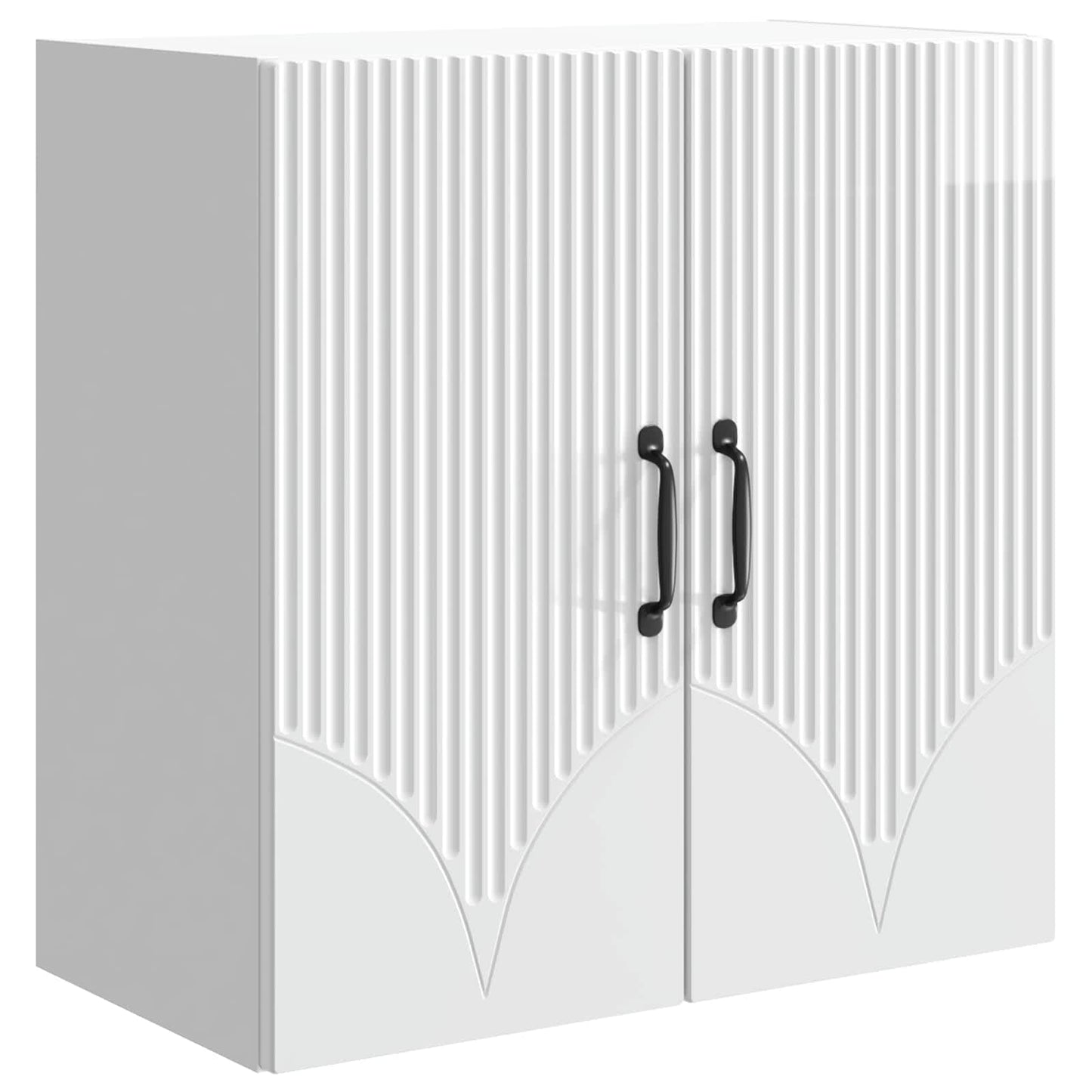 Vegghengt skap Høgglans hvit 59 x 31 x 60 cm Konstruert tre