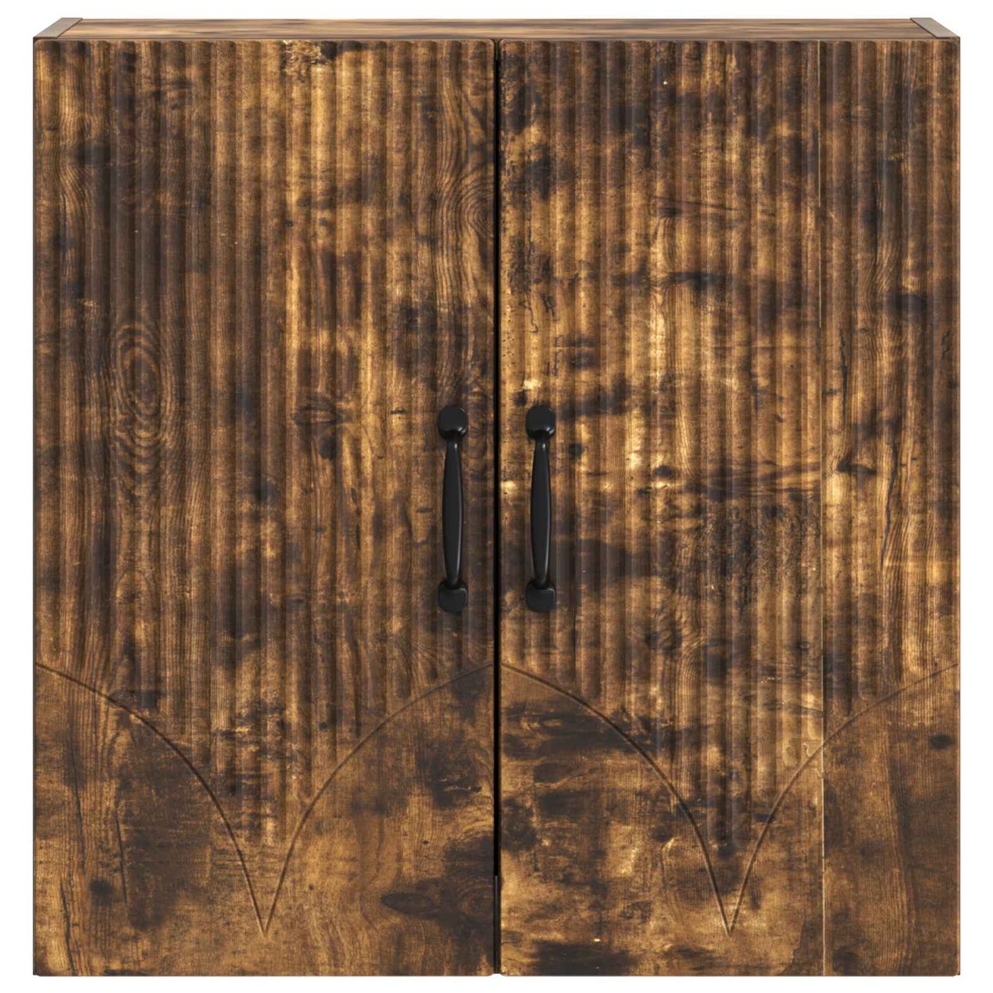 Vegghengt skap Røkt Eik 59 x 31 x 60 cm Konstruert tre
