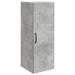 Vegghengt skap Betonggrå 33 x 34,5 x 90 cm Konstruert tre