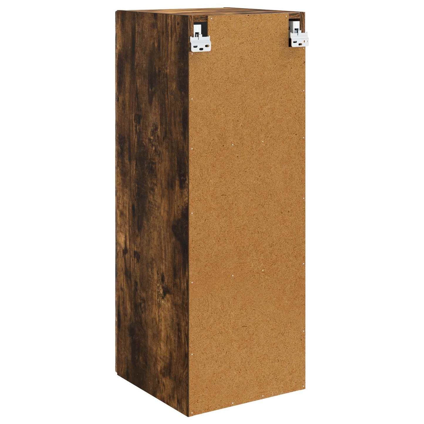 Vegghengt skap Røkt Eik 33 x 34,5 x 90 cm Konstruert tre