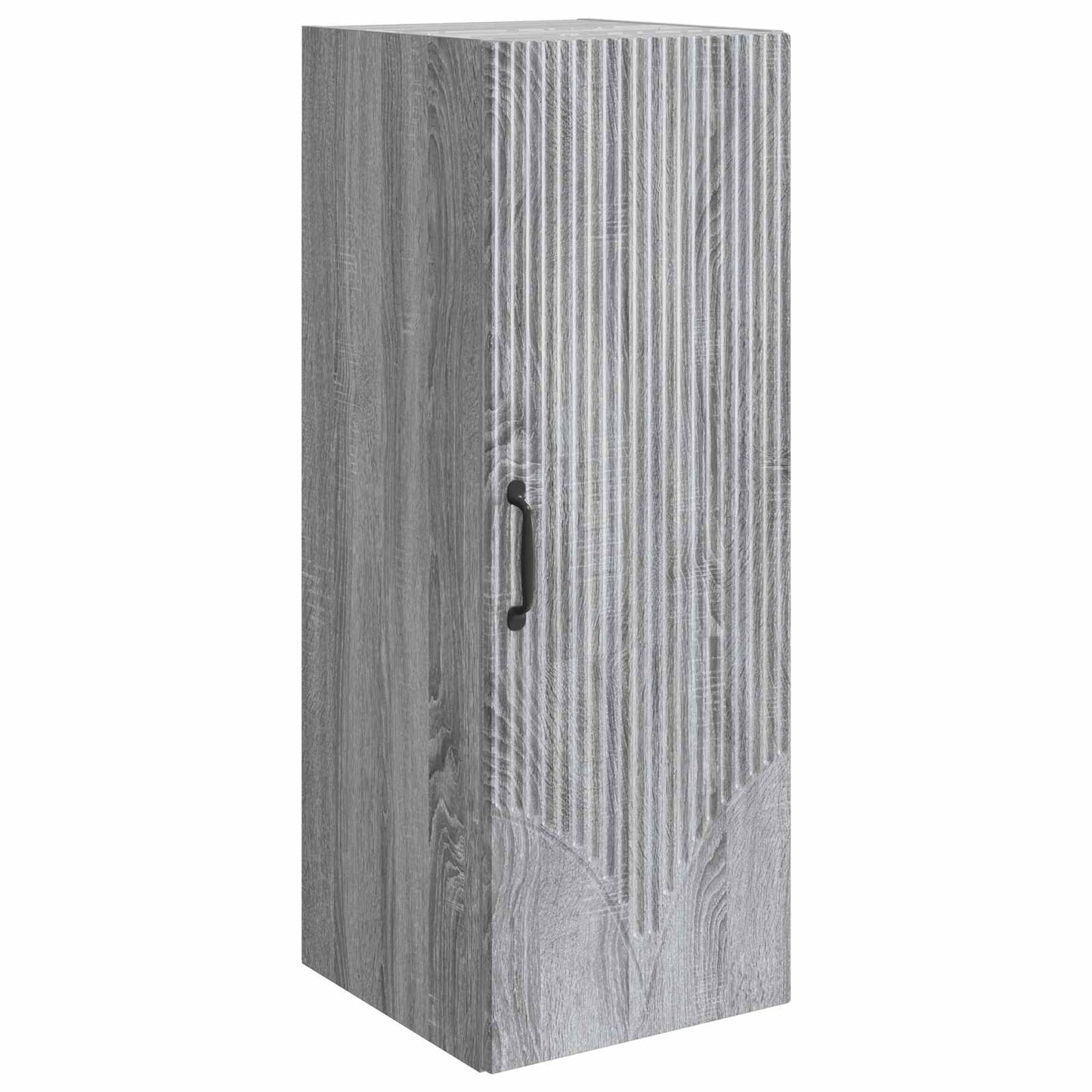 Vegghengt skap Grå Sonoma 33 x 34,5 x 90 cm Konstruert tre
