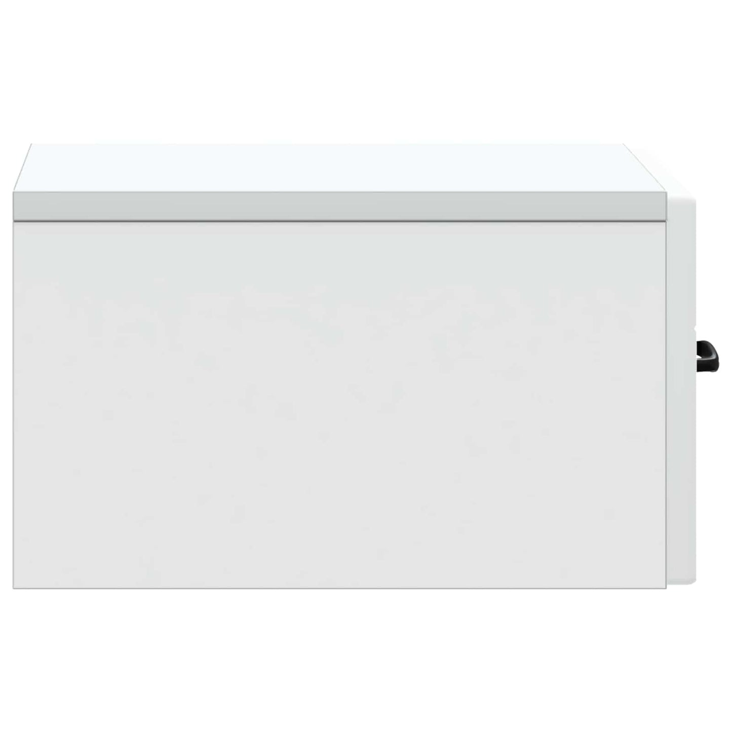 Vegghengt Nattbord Hvit 34,5 x 33 x 20 cm Konstruert tre